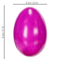 Artikel Ausgeblasene Gänseeier Lila für kreative Osterdeko und Frühlingsdekoration