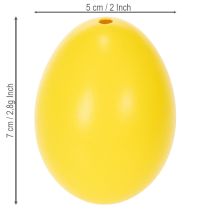 Artikel Echte Gänseeier Dekoration 7 cm für Innenbereiche und geschützte Außenflächen