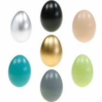 Artikel Gänseeier Ausgeblasene Eier Osterdeko Verschiedene Farben 12St