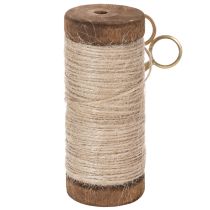 Artikel Garnspule mit Deko-Schere Ø6,5cm H15cm 2St Vintage-Stil