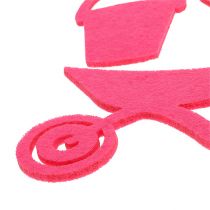 Gartengeräte Filz Pink 24St