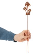 Artikel Gartenstecker Edelrost Fliegenpilz Deko Stecker 10cm 6 St