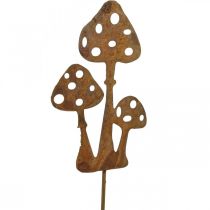 Artikel Gartenstecker Edelrost Fliegenpilz Deko Stecker 10cm 6 St
