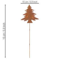 Artikel Gartenstecker Edelrost Hirsch Deko Stern Tanne H10/15cm 3St