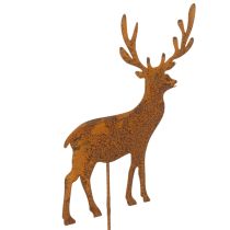 Artikel Gartenstecker Edelrost Hirsch Deko Stern Tanne H14/20 3St