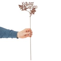 Artikel Gartenstecker Rost Kräuter Garten Beetstecker 14x17cm 4St