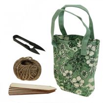 Gartenutensilien Set Jutekordel Fadenschere Pflanzenstecker