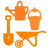Gartenwerkzeug Filz Orange 24St