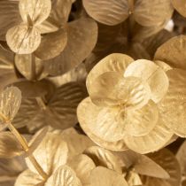 Artikel Kunststoff Eukalyptus Deko-Zweig Gold 24cm für Innenbereich
