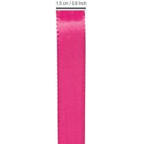 Artikel Geschenk- und Dekoband Pink 15mm x 50m – Hochwertiges Taftband mit Webkante