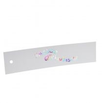 Artikel Geschenkanhänger Herzliche Glückwünsche 20x4,5cm 12St