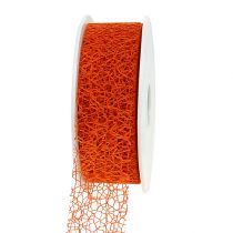 Geschenkband in Orange 3cm 10m