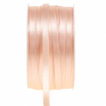 Geschenk- und Dekorationsband Lachs 6mm 50m