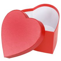 Artikel Geschenkbox Herz Rot Papier 14x14,5cm 3er Set – Romantische Deko für Floristen