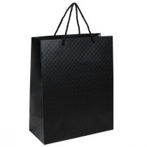 Artikel Elegante Schwarze Geschenktasche 26×12×32 cm Hochwertig