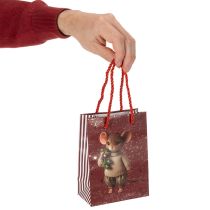 Artikel Geschenktasche Papier 16cm Maus-Motiv 2er-Set Weihnachten