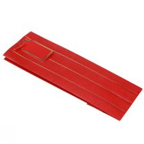 Artikel Geschenktüte Flaschentasche Weihnachten Rot Gold Papier 9×12×36cm 1 St