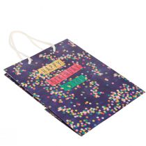 Artikel Geschenktüte Geburtstag „Happy Birthday“ Papier Konfetti Design 18x10x23cm 2St