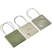 Artikel Weihnachts-Geschenktüte Papier 12cm 6er Set umweltfreundlich