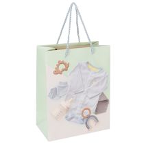Artikel Papiertasche Geschenkverpackung 23 cm B2B für Babyartikel Geburt 2 Stück