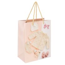 Artikel Geschenktüten Baby Mädchen Geschenktaschen Geburt 23×18cm 2St