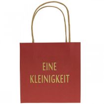 Geschenktüten „Eine Kleinigkeit“ Rot Papier 20×11×25cm 6St