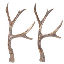 Artikel Deko Geweih künstlich Polyresin braun-gold 29cm