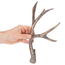 Artikel Deko Geweih künstlich Polyresin braun-gold 29cm