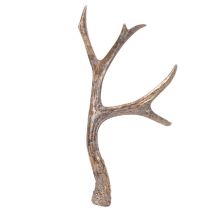 Artikel Deko Geweih künstlich Polyresin braun-gold 29cm