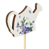 Artikel Holz Dekostecker Gießkanne 34cm für Blumendekoration und Balkon