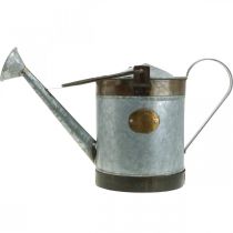 Artikel Retro Design Deko-Gießkanne aus Metall, Vintage Blumenampel 58x23x32cm, Nostalgie Pflanzeimer