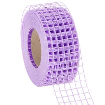 Artikel Gitterband Kunststoff Lila 4,5 cm x 10 m Dekoband für Innenbereich