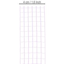 Artikel Gitterband Kunststoff Lila 4,5 cm x 10 m Dekoband für Innenbereich