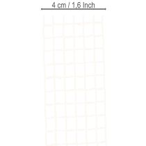 Artikel Gitterband Gewebe 4,5 cm Weiß 10 m Dekoration und Basteln Innenbereich