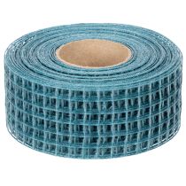 Artikel Dekoband Gitterband 4 cm breit Blau 10 m Kunststoff