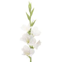 Artikel Künstliche Gladiole Weiß 88cm Kunststoff und Textil für Vasen