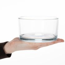 Artikel Glasschale aus klarem Glas, runde Dekoschale, Ø 13 cm, vielseitig für Innenbereiche