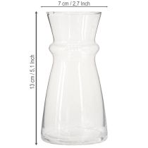 Artikel Glasvase Marakesh Transparent Ø7cm H13cm - Dekovase für Floristen