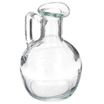 Artikel Set Mini Glaskaraffe mit Henkel 12cm – Transparente Tischdeko und Vase (6er-Set)