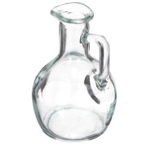Artikel Set Mini Glaskaraffe mit Henkel 12cm – Transparente Tischdeko und Vase (6er-Set)