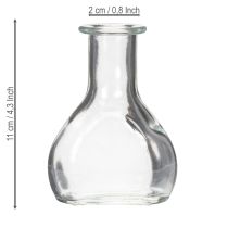 Artikel Mini Glasvasen 6er-Set Transparent 11cm für Tischdekoration und Dekoideen