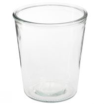 Artikel Konische Glasvase Ø14cm H16cm - Zeitlose Dekoration, ideal für Floristen und Blumengeschäfte