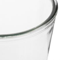 Artikel Konische Glasvase Ø14cm H16cm - Zeitlose Dekoration, ideal für Floristen und Blumengeschäfte