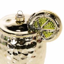 Artikel Kunststoff-Christbaumschmuck Cocktailgläser und Flaschen, bis 14 cm, 6 Stück