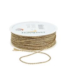 Goldkordel 2mm 50m