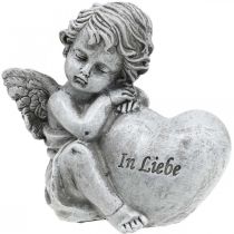 Artikel Grabschmuck Engel mit Herz „In Liebe“ Grabengel 10cm 2St