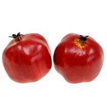Deko Granatapfel Rot 9,5cm 4St