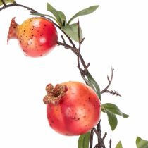 Artikel Künstlicher Granatapfelzweig, 68 cm, rote Früchte für Tischdekoration