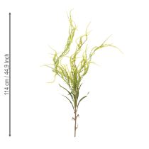 Artikel Grüne Kunst-Borstenhirse 114 cm für stilvolle Hängedekoration und Dekoelemente