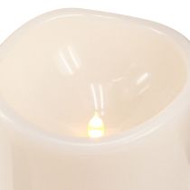 Artikel Große LED Außenkerze Timer Warmweiß Ø12,5cm H20cm 2er Set